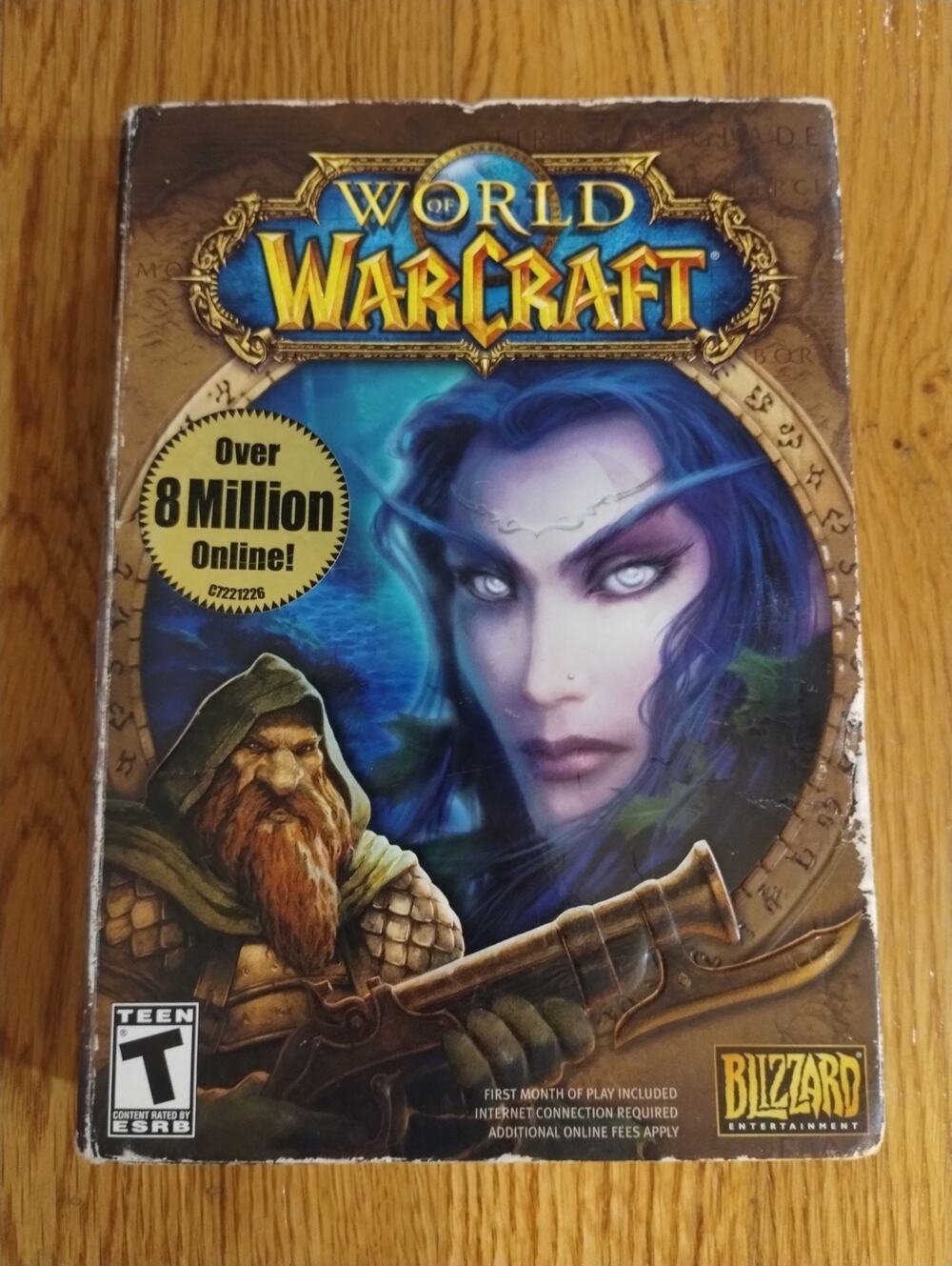 Vintage World of Warcraft Blizzard PC Game Windows XP